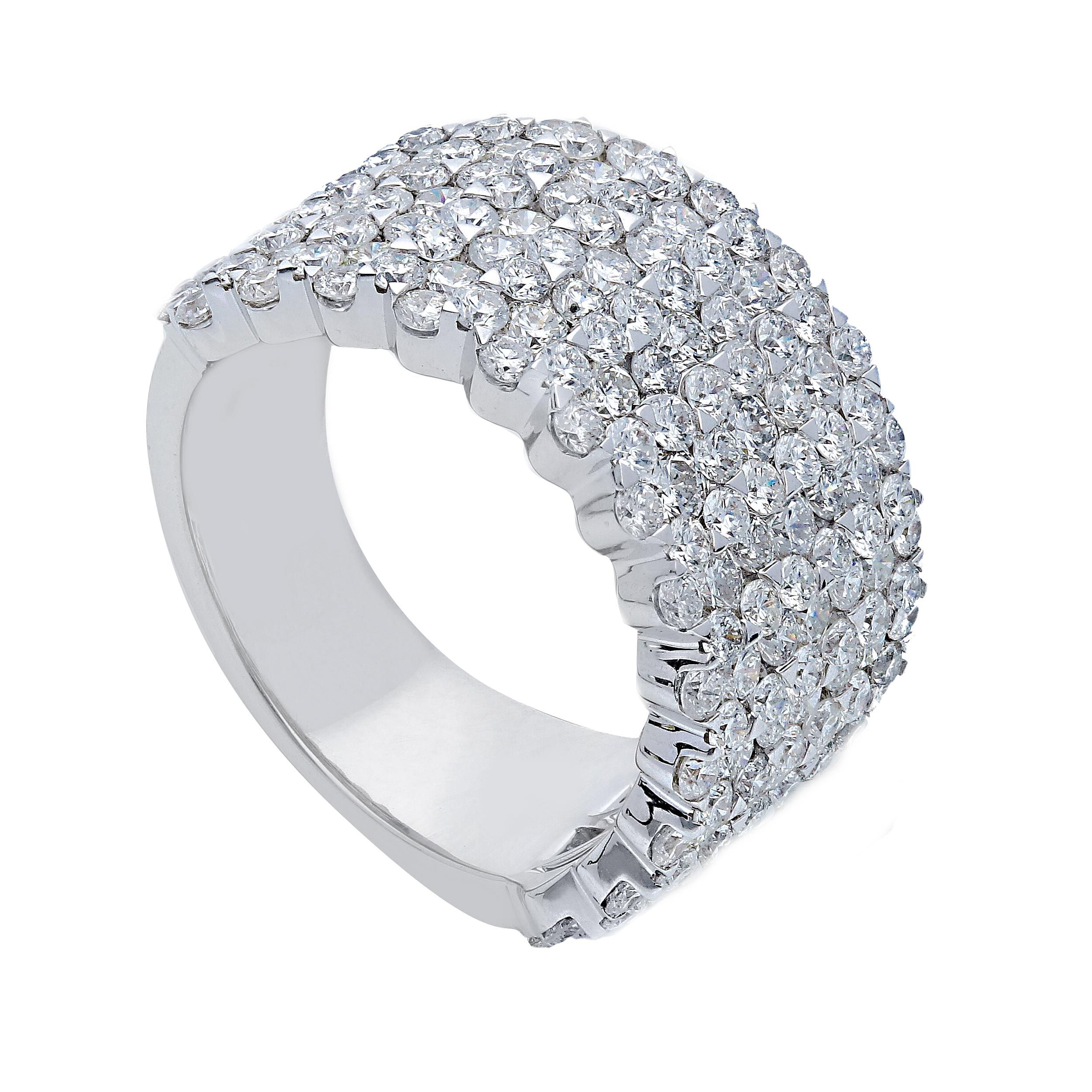 Anello fascia luxury [ oro bianco , platino]
