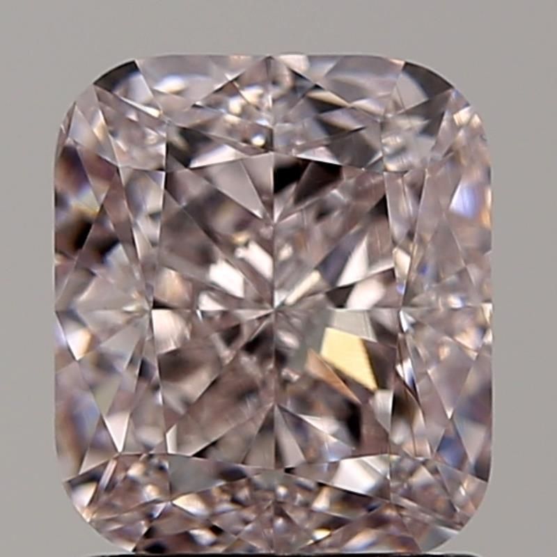 Diamond Jewellery / Luxury Collection -Cuscino brilliant 1.52ct Fancy Light Pink VS1 VG GD None- NATURALE- GIA certificate