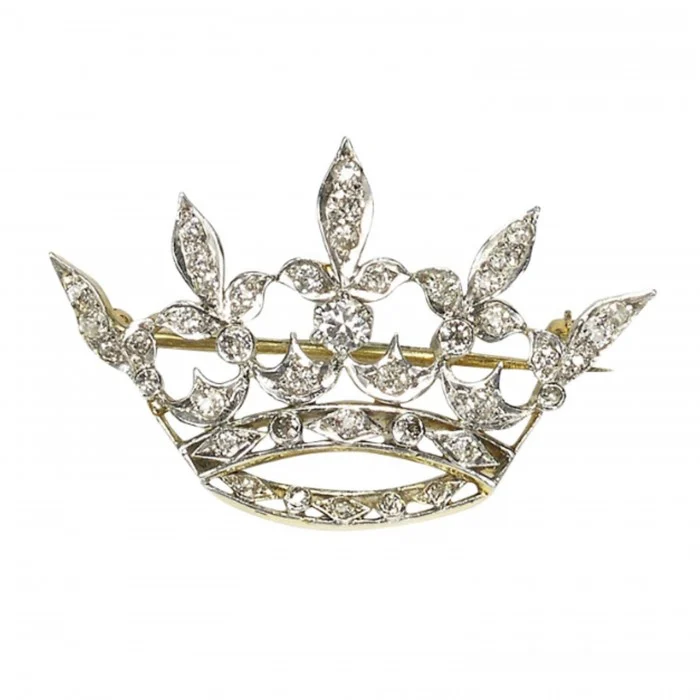 Diamond Jewellery / Luxury Collection - Spilla the Queen- diamanti naturali