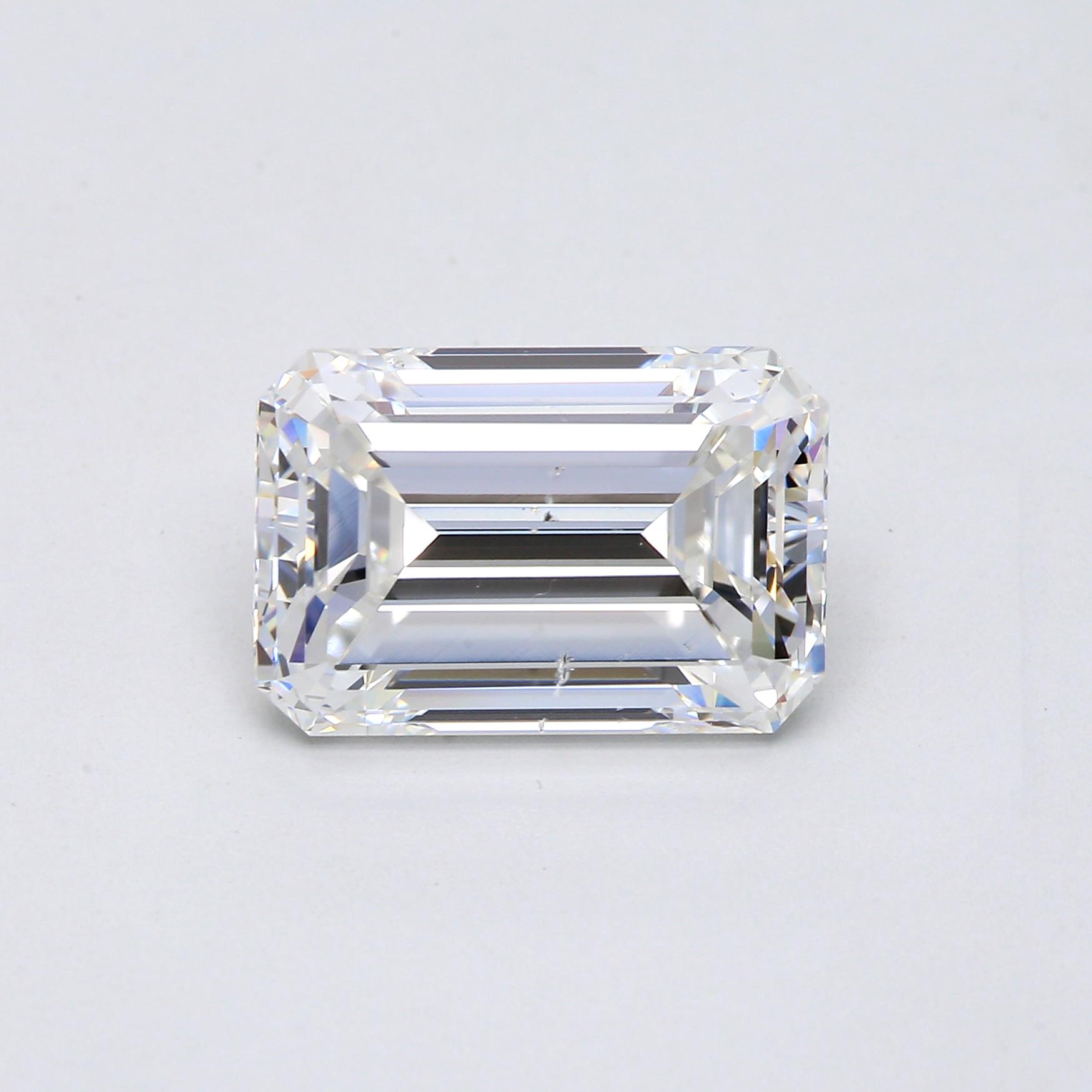 Diamond Jewellery / Luxury Collection -Diamante Certificato taglio smeraldo IGI Carati 1.8 Colore H Purezza VVS2 - EX EX Fluorescenza NON