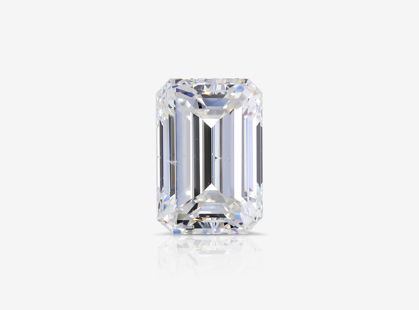 Diamante taglio smeraldo 3.51 colore E prezzo interessante su richiesta D Arrigo Diamanti Roma